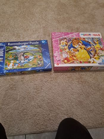 Lot de 2 puzzles de 100 pieces