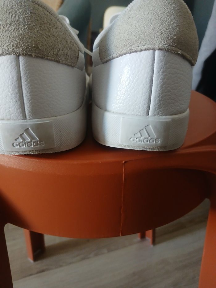 Basket  blanche basse adidas - photo numéro 5