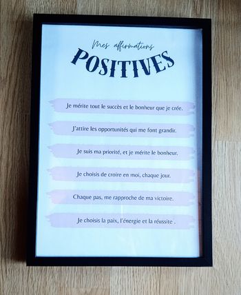 affiche murale déco format A4