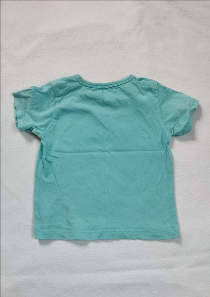 Lot t-shirts manches courtes garçon 12 mois - photo numéro 6