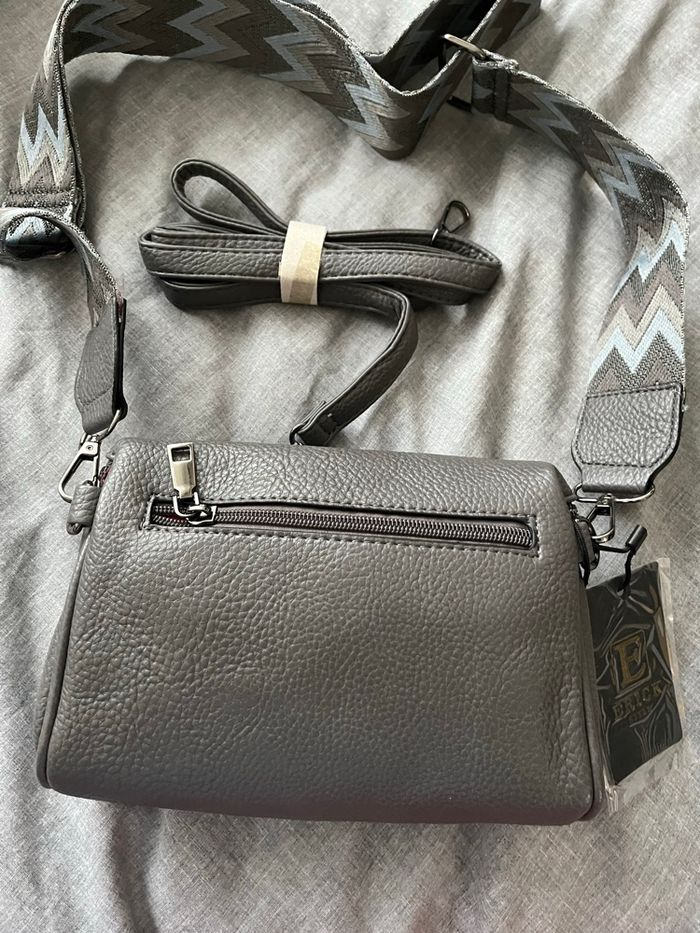 Sac a bandoulière gris - photo numéro 3