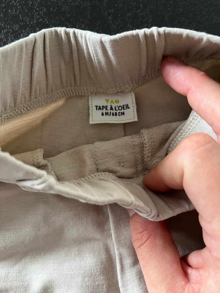 Pantalon léger beige 6mois tape à l’œil - photo numéro 3