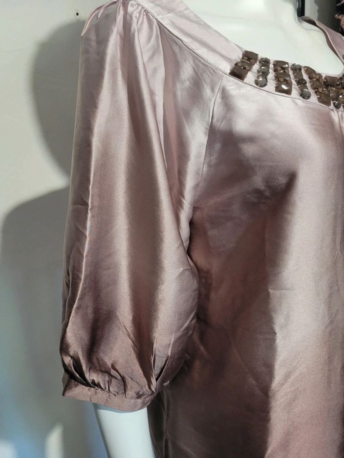 Haut bijoux en soie - photo numéro 4