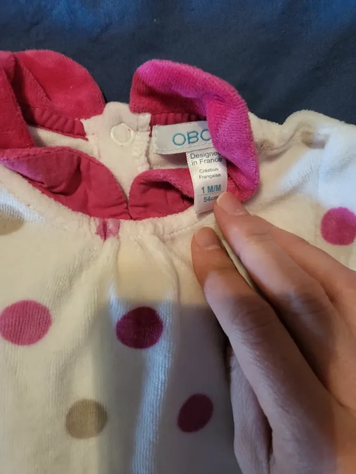 Lot 4 pyjamas obaibi velours - photo numéro 3
