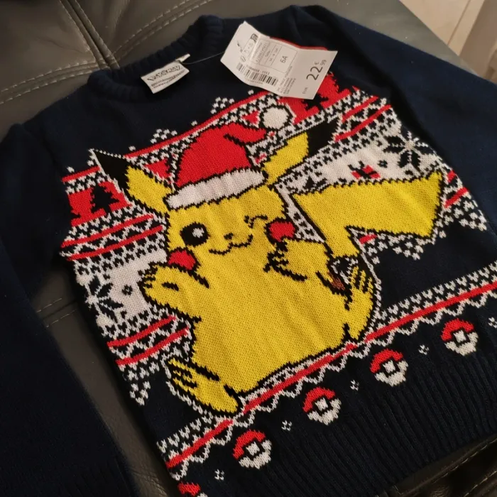 Pull noël hiver Pikachu 6 ans Pokémon (Neuf) - photo numéro 3