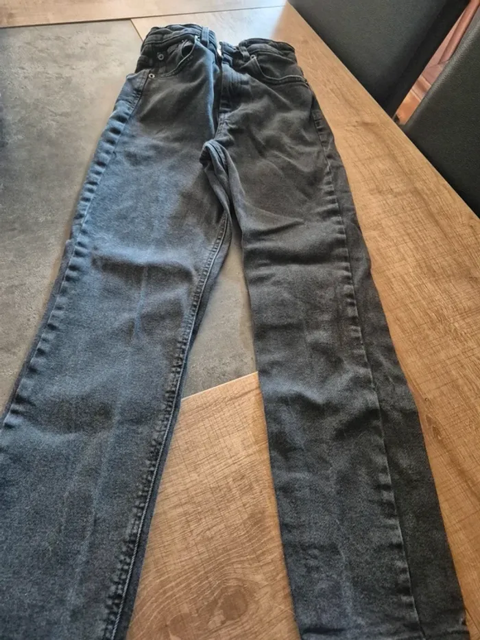 Jean gris fille