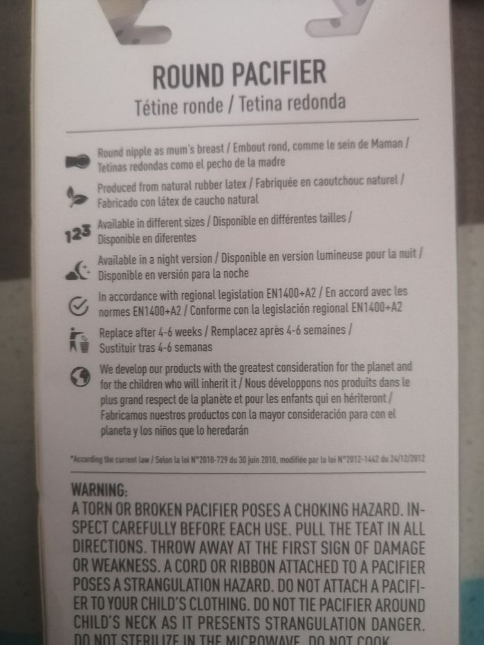 Lot de 2 sucettes taille 1 bibs - photo numéro 4