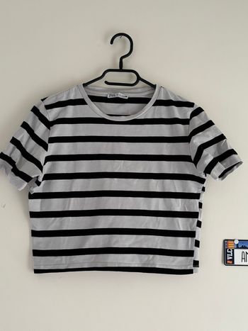 T-shirt court rayures 