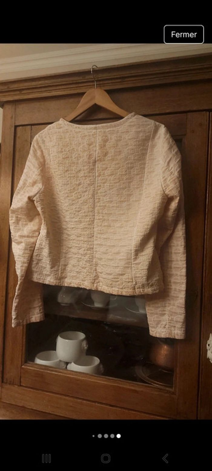 Veste Rose Steps t 42 en trés bonne état - photo numéro 16