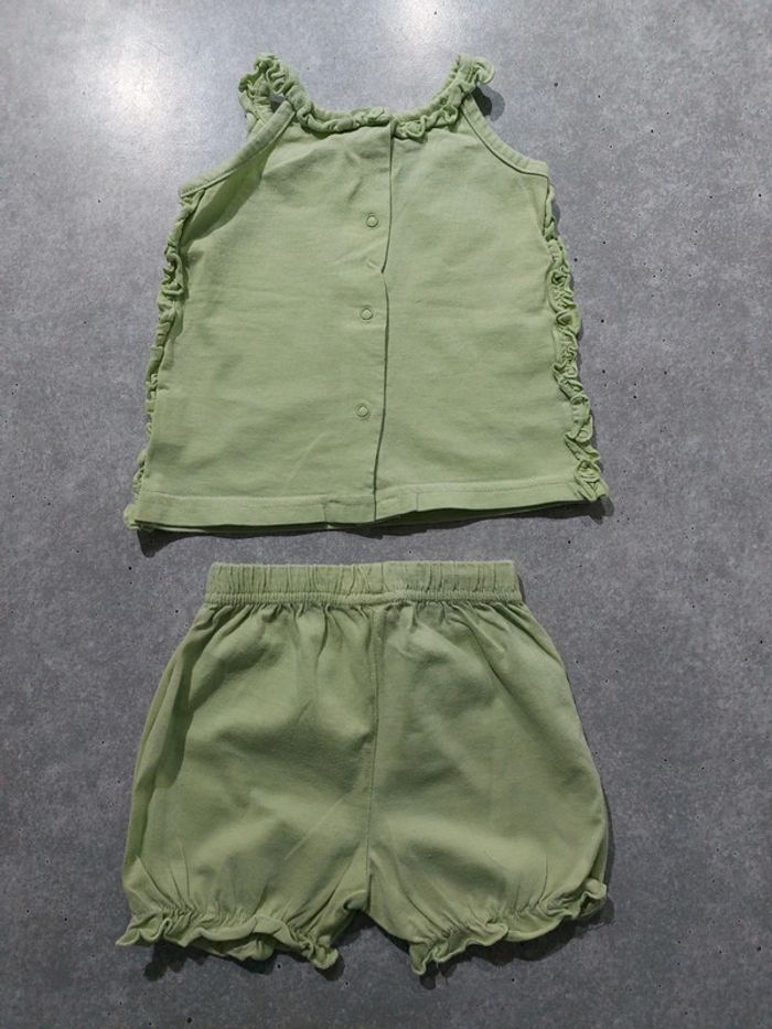 Ensemble vert débardeur short - photo numéro 4