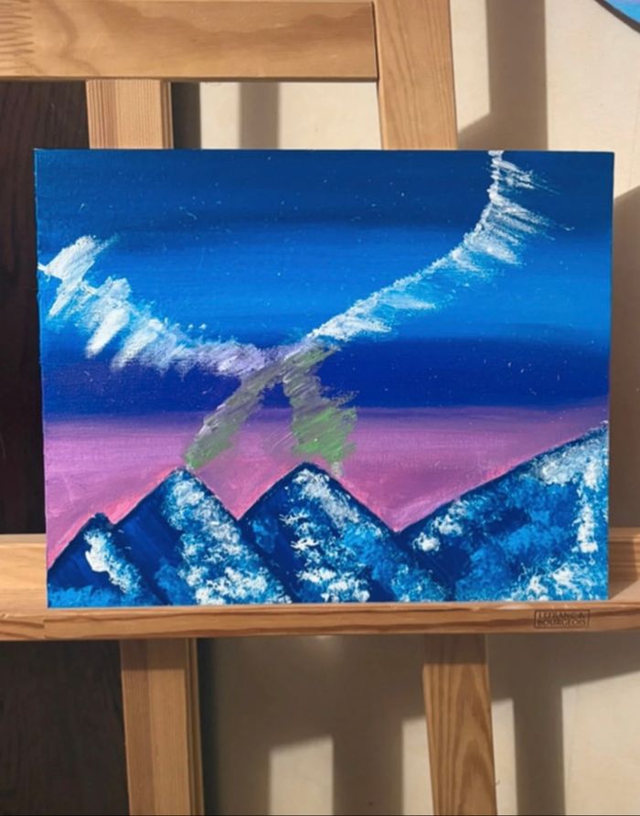 Toile décorative / décoration intérieure - paysage montagnes - photo numéro 3