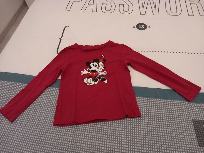 Vends TShirt manches longues Minnie & Mickey