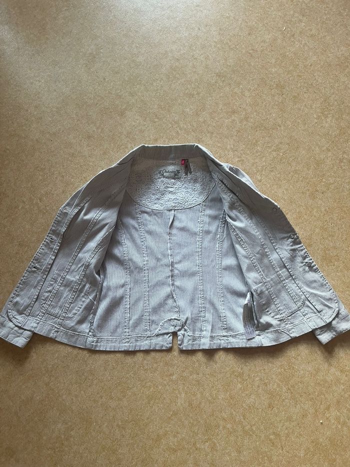 Veste rayures  paillettées orchestra 10 ans