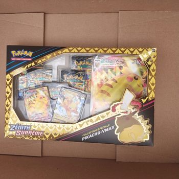 Coffret Pokémon Zénith suprême Pikachu vmax 