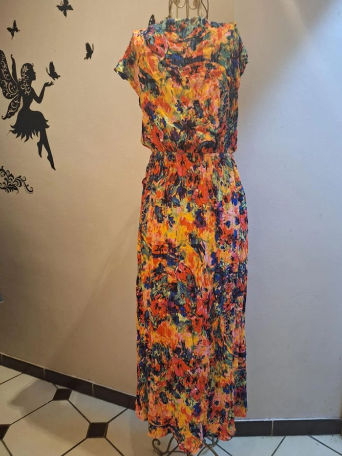 Robe asymétrique multicolore - photo numéro 4