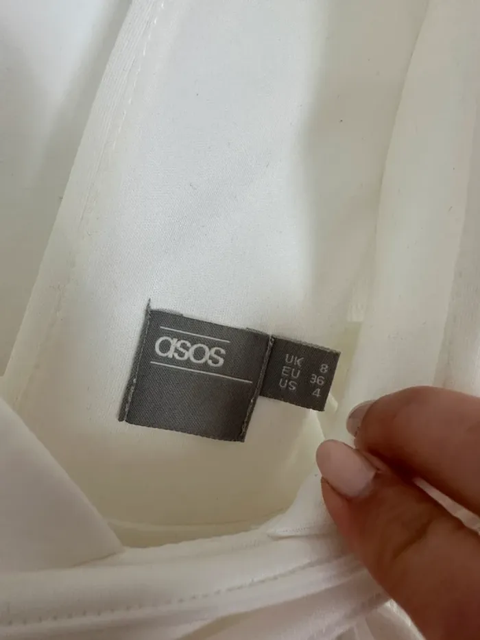 Robe ASOS blanche taille 36 - photo numéro 4
