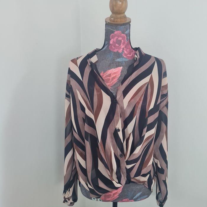 Jolie blouse Marron - photo numéro 2