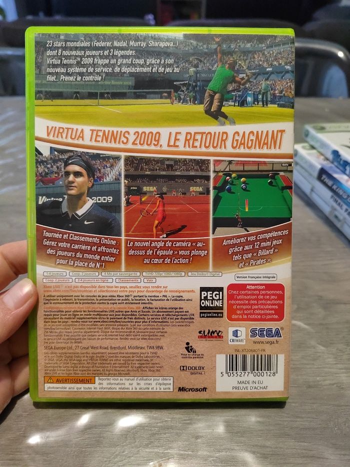 Jeu Xbox 360 Virtua Tennis 2009 - photo numéro 2