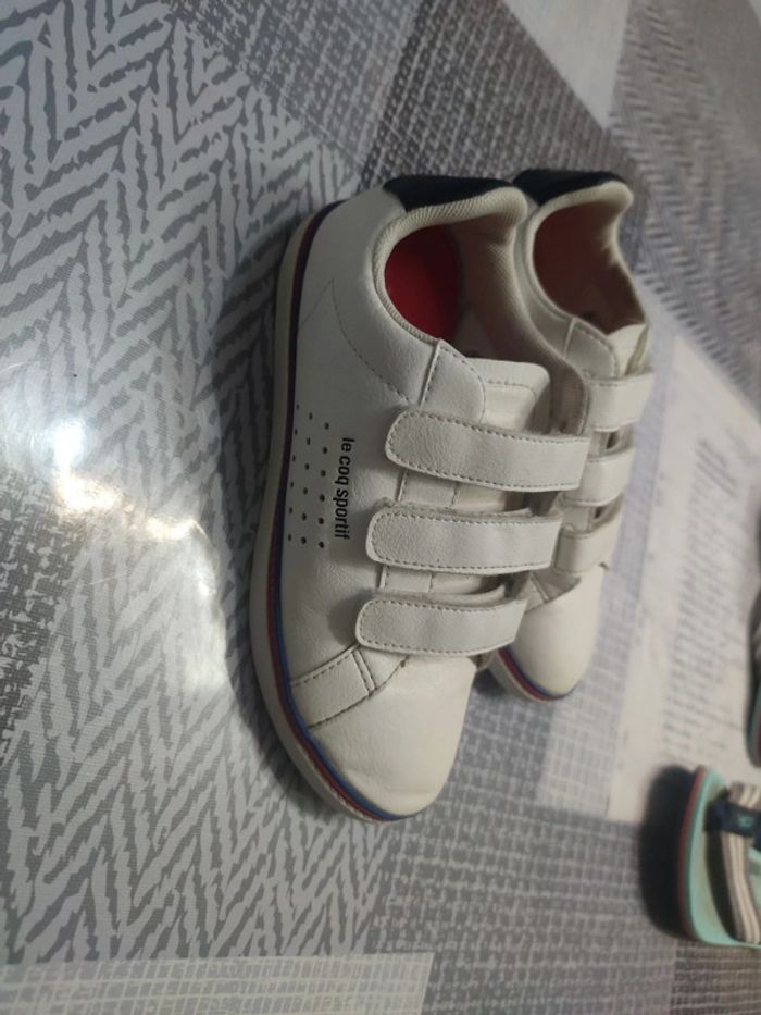 Baskets blanches le coq sportif 34 - photo numéro 2