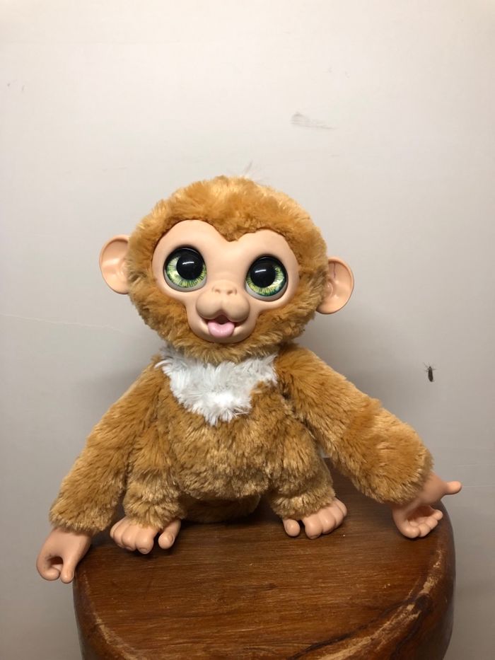 Peluche interactive Zandi le singe - photo numéro 7