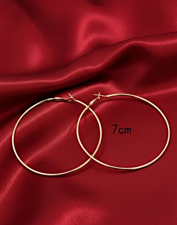 Collection Red 2026 : Saint Valentin bijou créole chic soirée boucles d'oreilles femme or