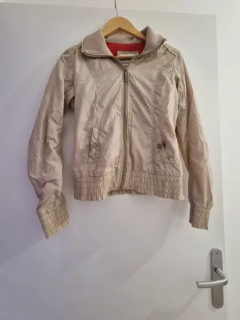 Veste bomber beige