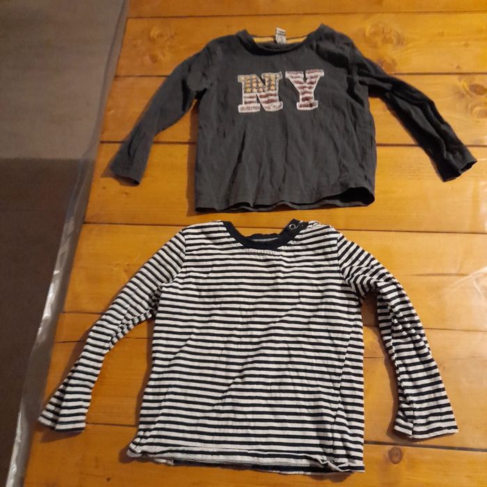 Lot de 2 maillots garçon 3 ans