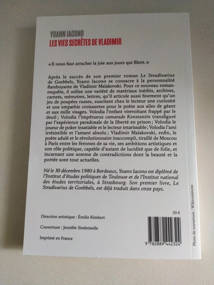 Les Vies secrètes de Vladimir de Yoann Iacino - photo numéro 2
