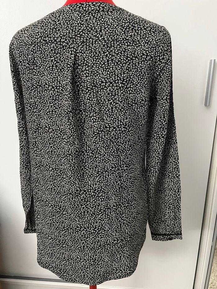 Blouse manches longues noir et blanc By Mo - photo numéro 4