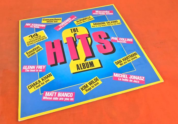 Vinyle 33 tours Compilation Hits 2 The Album Alphaville, Kim Wilde, Chaka khan... (1985) wea 24069 - photo numéro 3