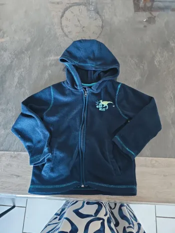 Gilet polaire dino 4/6 ans