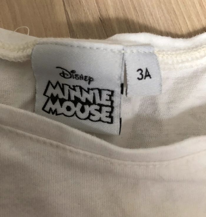 #T-shirt manche longue minnie 3 ans - photo numéro 3