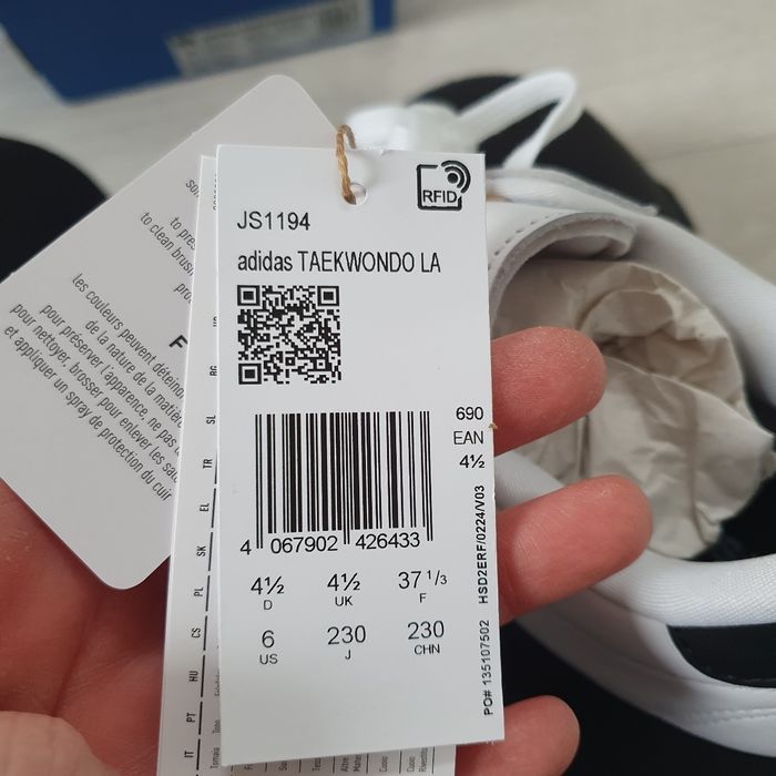 Baskets Adidas Taekwondo Lace W – Femme – Taille 37 1/3 (37.5) – Neuves - photo numéro 9