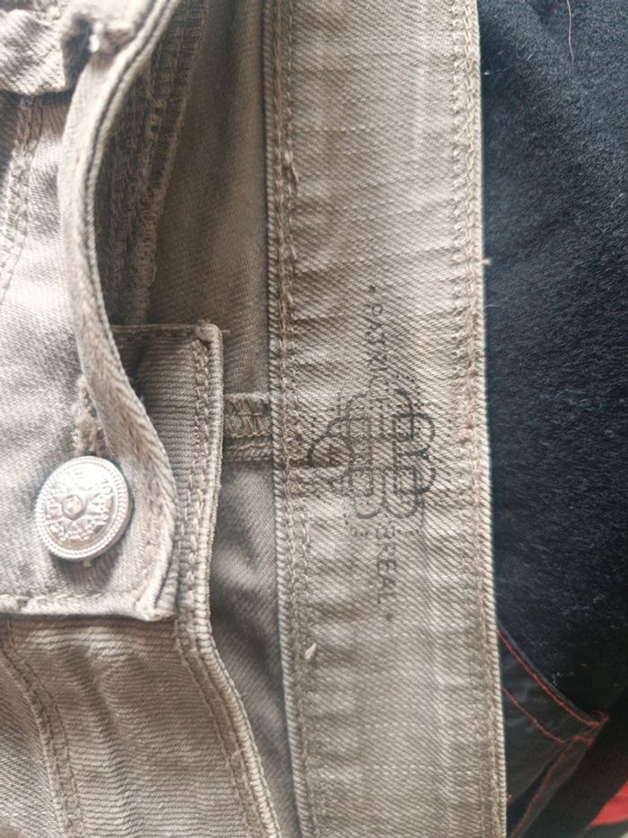 Jean marron beige t 44 breal - photo numéro 5