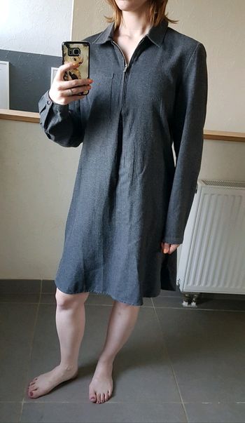 Robe grise Kiabi