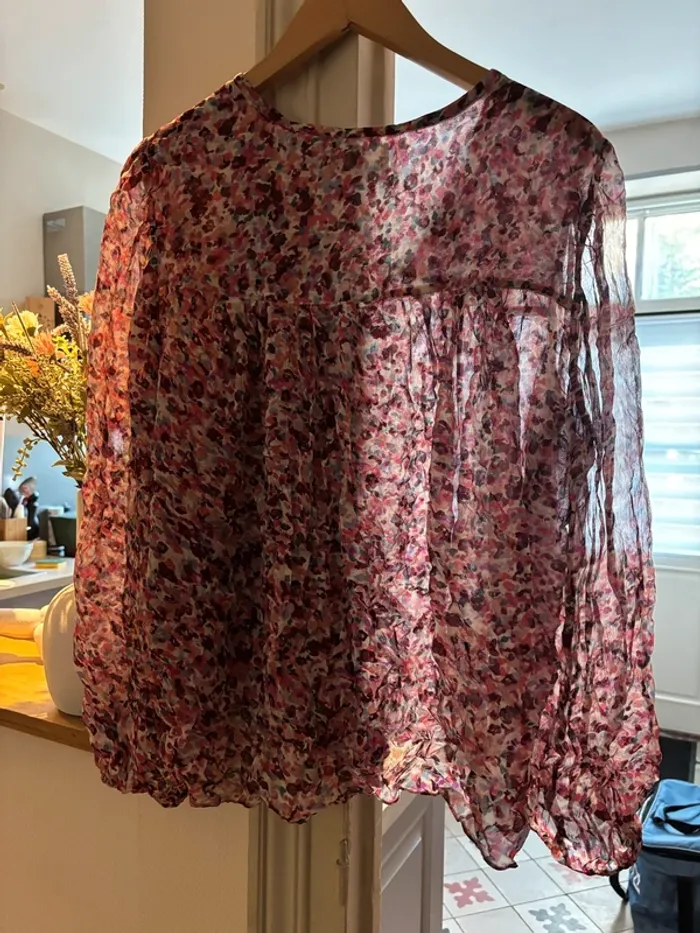 Blouse légère fleurie Marant Étoile - Taille 42 - photo numéro 2