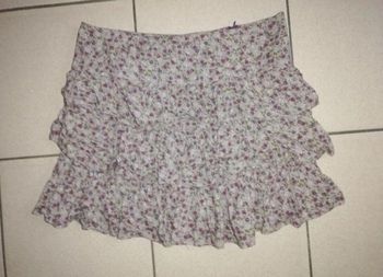 Jupe à volants Fleurie