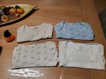 Lot de 4 bodies taille 24 mois très bon état