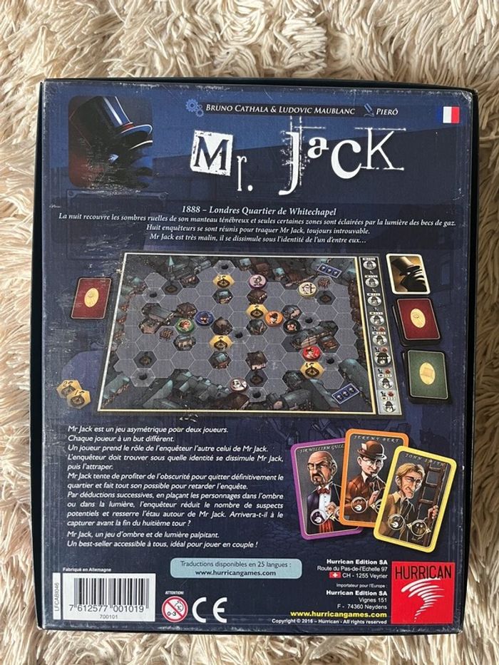 jeux de société Mr Jack pour deux joueurs - photo numéro 3