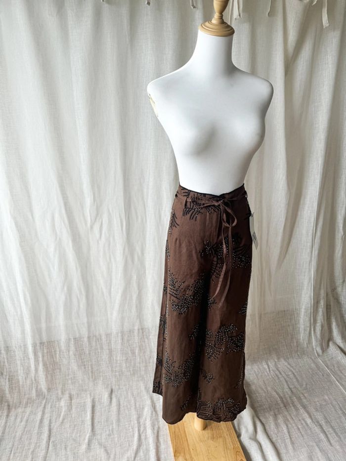 Pantalon brodé Zara - photo numéro 3