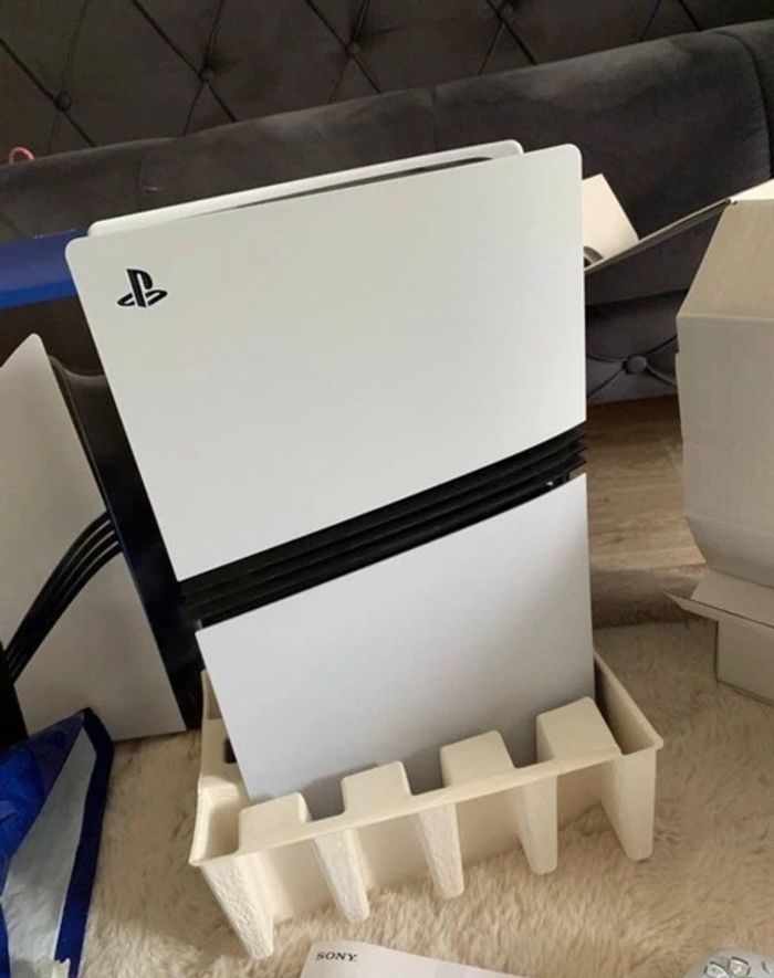 Console Sony PS5 Pro 2To Édition Standard Blanc Blue Ray