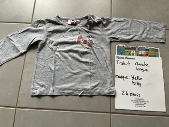 T short fille 24 mois