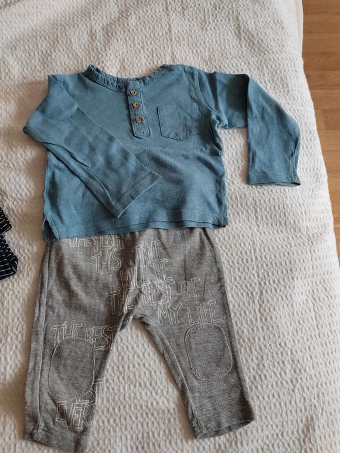 lot garçon zara 6-9 mois - photo numéro 4