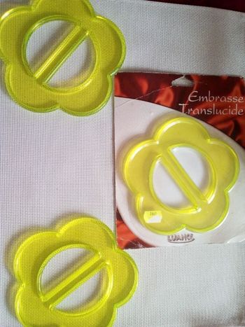 embrase jaune pour rideau * prix 1e * kiki60230