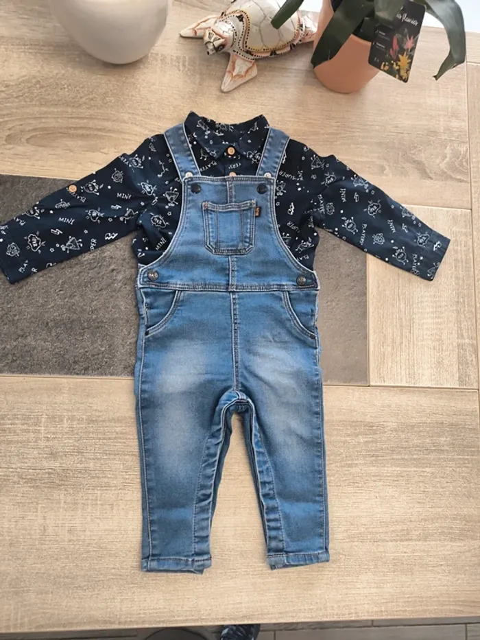 Ensemble 2 pièces garçon 12 mois 80cm in extenso - photo numéro 2