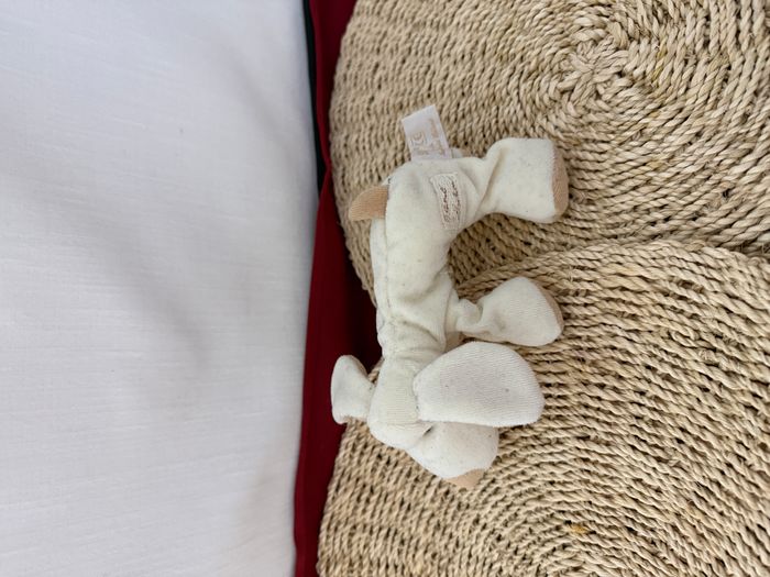 Doudou chien beige Tiamo - - photo numéro 2