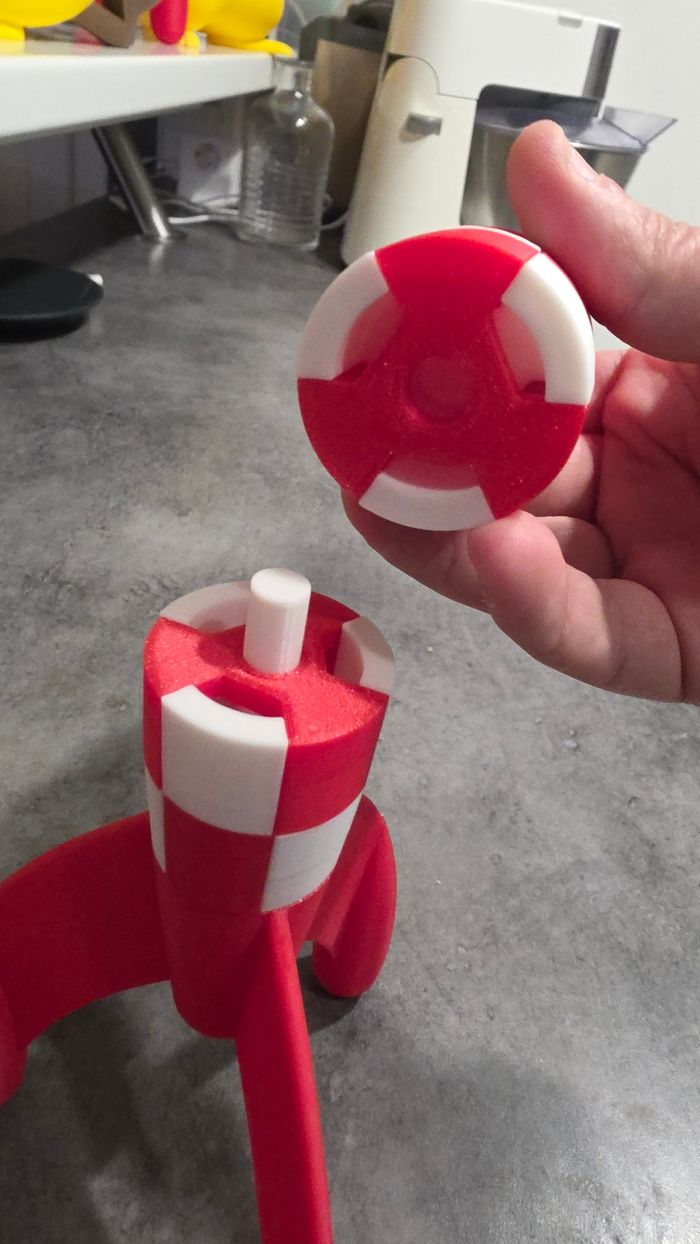 Fusée Tintin 30cm - photo numéro 3