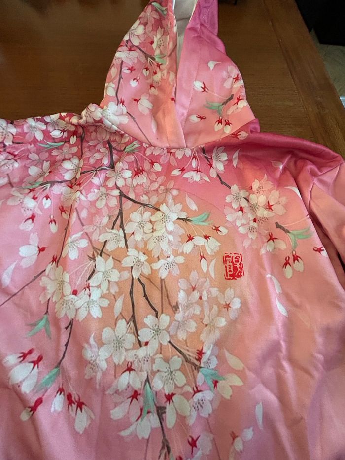 Sweat japonais rose taille S - photo numéro 2
