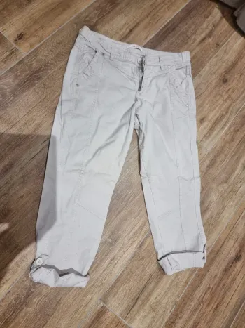 Pantacourt crème beige 38 camaïeu