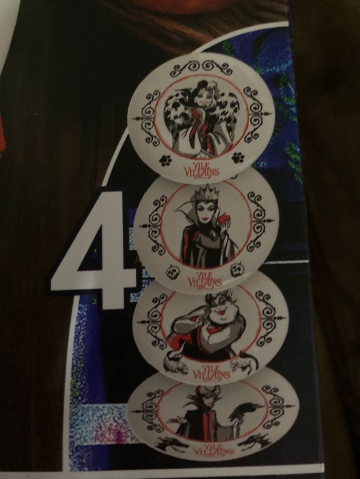 Coffret assiettes les vilains de Disney - photo numéro 2